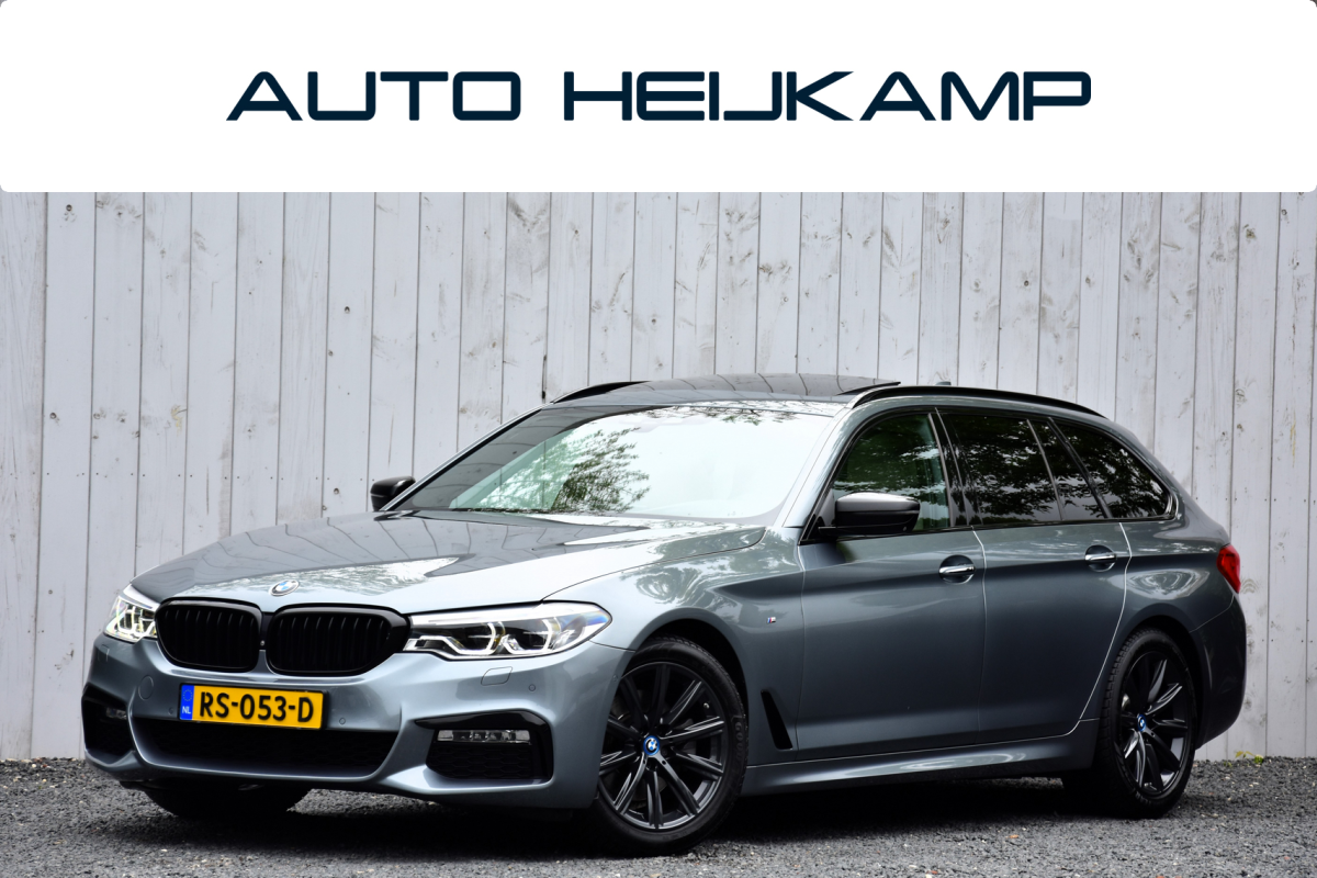BMW 5 Serie BMW 5-serie Touring 520d High Executive | M-Pakket | Trekhaak | 360° Camera |