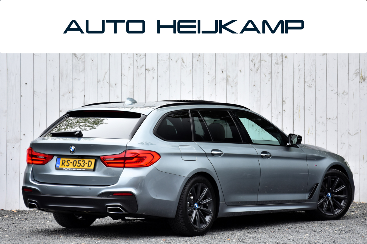 BMW 5 Serie BMW 5-serie Touring 520d High Executive | M-Pakket | Trekhaak | 360° Camera |