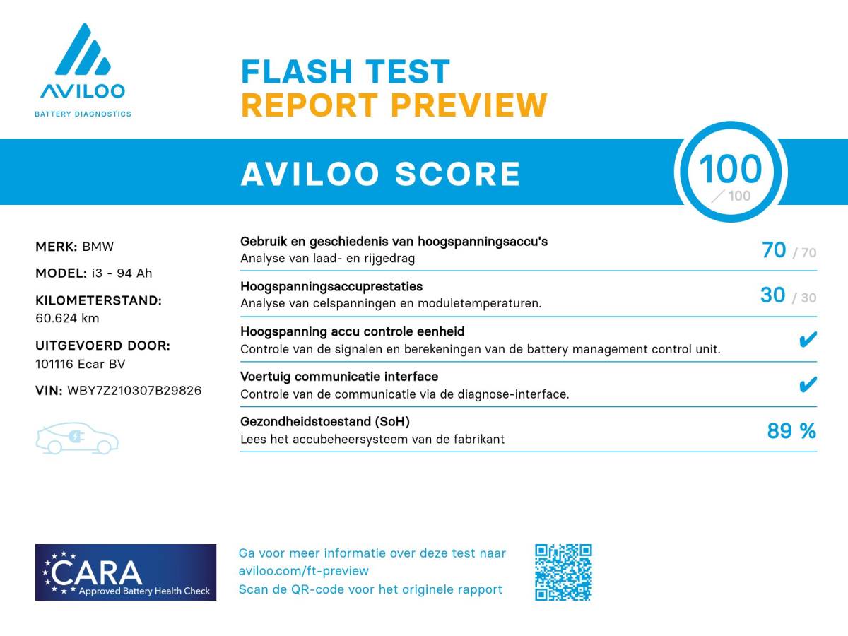 BMW i3 BMW i3 Basis iPerformance 94Ah 33 kWh | Warmtepomp! | Navigatie | Verwarmde voorstoelen SoH (batterijcheck) 89 % score!