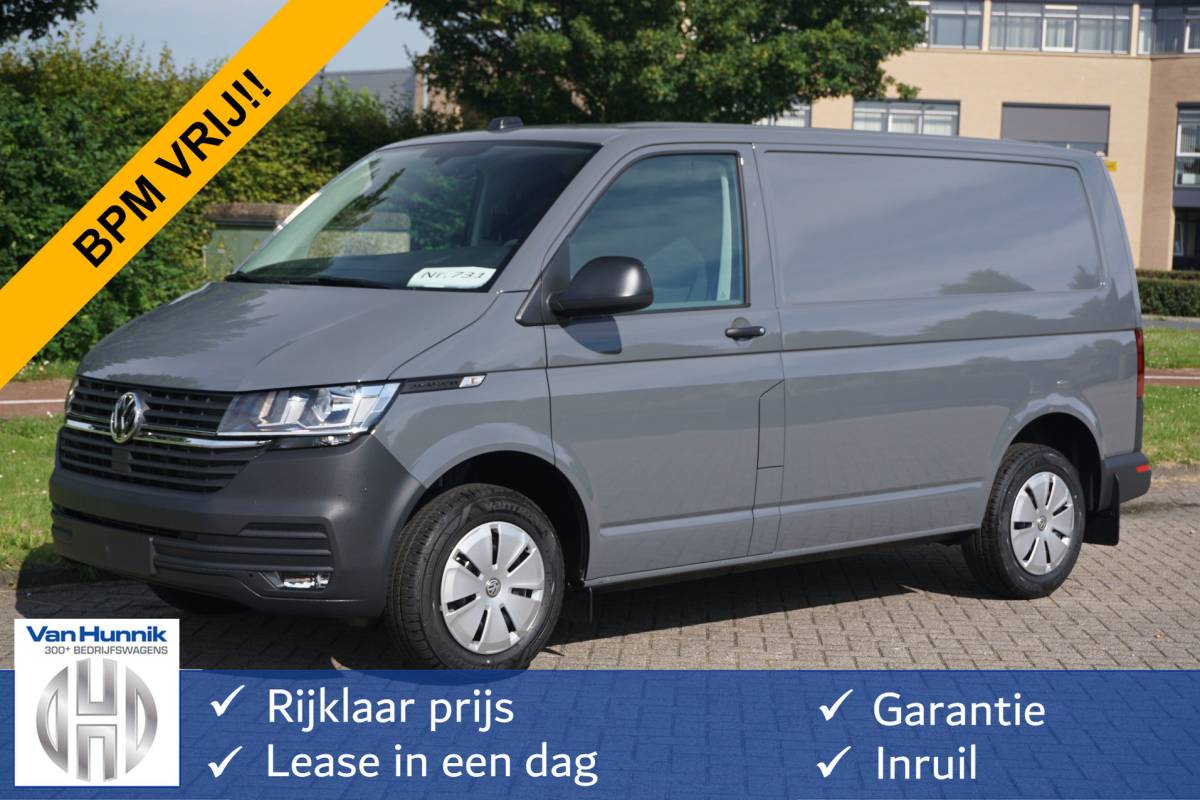 Volkswagen Transporter Volkswagen Transporter T6.1  2.0TDI 150PK BPM VRIJ!! App Connect, Cruise, Airco, Betimmering! NR. 731