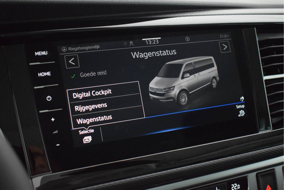Volkswagen Transporter Volkswagen Transporter Caravelle 2.0 TDI 204pk DSG L2H1 32 DC 2x Schuifdeur Leder Stoelverwarming Virtual Cockpit Navigatie Camera