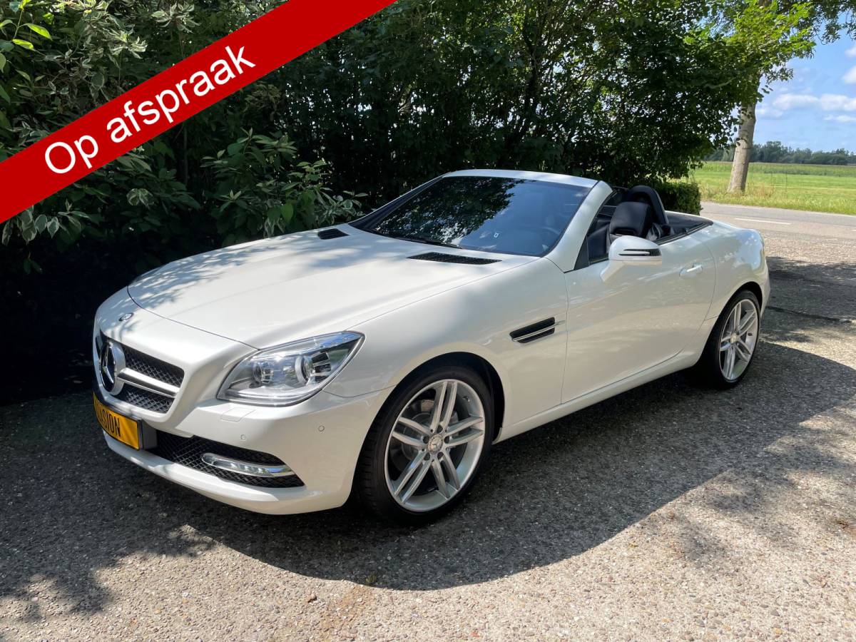 Mercedes-Benz SLK Mercedes-Benz SLK-klasse 200 Roadster / Panorama dak / Speciale Diamond White Bright lak (designlak)