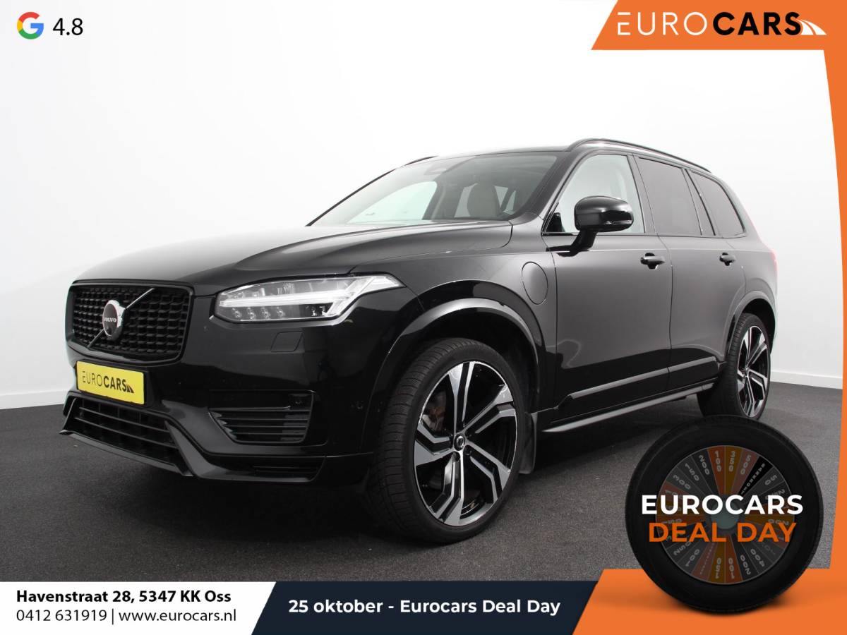 Volvo XC90 Volvo XC90 2.0 T8 Recharge AWD Ultimate Dark | Leder | Panorama-schuifdak | Navigatie | Electrisch bedienbare achterklep | Camera 360* | Elektrische trekhaak Adaptieve cruise control | Keyless | Verwarmde stoelen | LED | Stuurverwarming | Apple Carplay/ Android Auto
