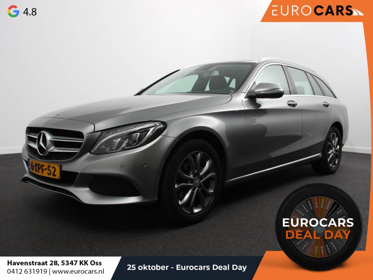 Mercedes-Benz C-Klasse Mercedes-Benz C-klasse Estate 180 Ambition Automaat | Climate control | Leder | Navigatie | Lichtmetalen velgen | Parksensoren | Cruise control