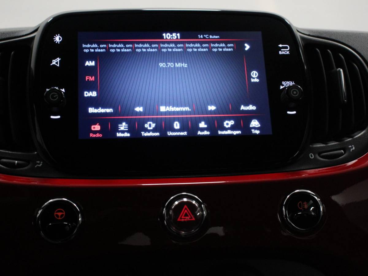 Fiat 500 Fiat 500 1.0 Hybrid Vita | Airco | DAB | Groot Touchscreen scherm | Cruise Control