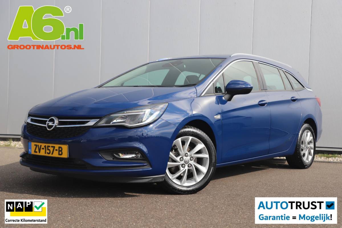 Opel Astra Opel Astra Sports Tourer 1.0 Turbo Business Executive 105PK 16 inch LMV Climate Cruise Control Sportstoelen Navigatie Carplay Android Elektrische Achterklep