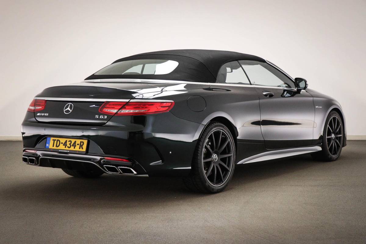Mercedes-Benz S-Klasse Mercedes-Benz S-klasse Cabrio AMG 63 4Matic | RIJASSISTENTIE PACK | HEAD UP | STOELKOELING | 360 CAMERA | 20″