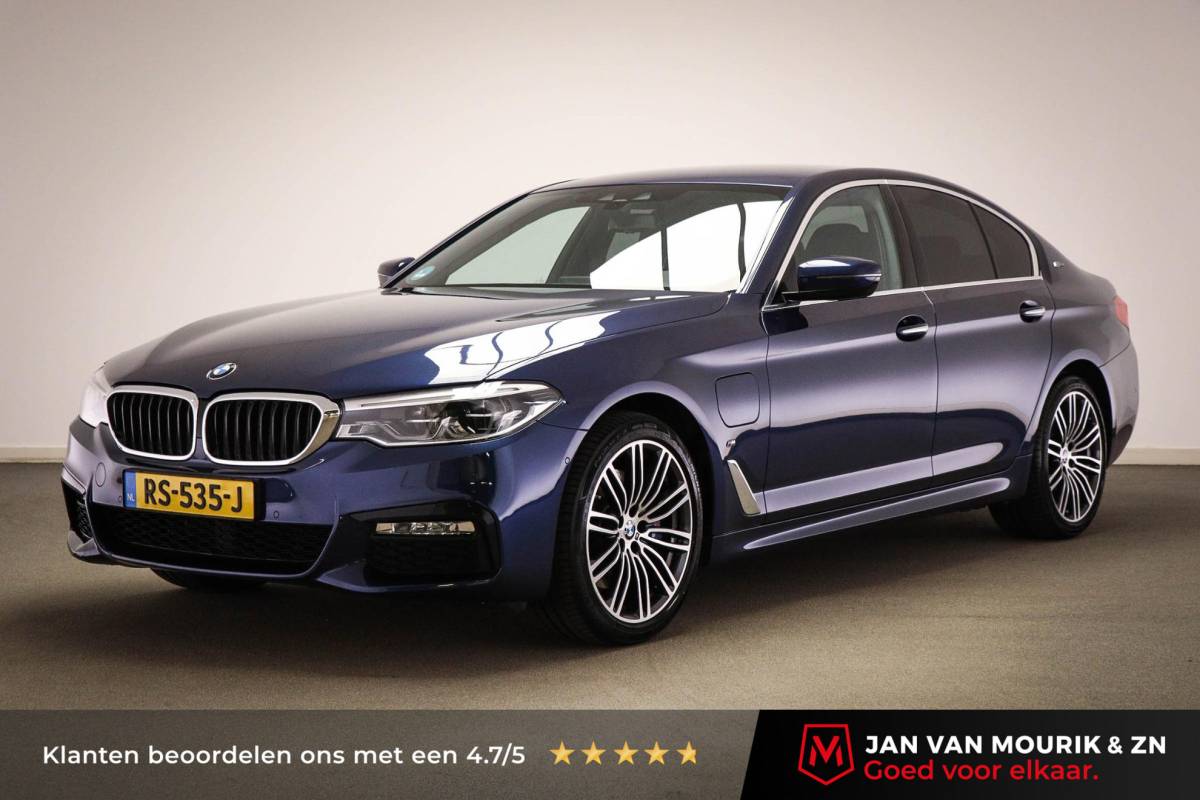 BMW 5 Serie BMW 5-serie 530e iPerformance M-Sport High Executive | COMFORT ACCES / PARKING- PACK | LEDER | CAMERA | 19″