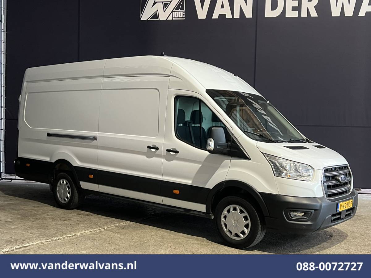 Ford Transit Ford Transit 2.0TDCI 131pk L4H3 Jumbo Euro6 Airco | Camera | Navigatie | Apple Carplay | Android Auto | Cruisecontrol LED, Verwarmde voorruit, Stoelverwarming, Parkeersensoren, Bijrijdersbank