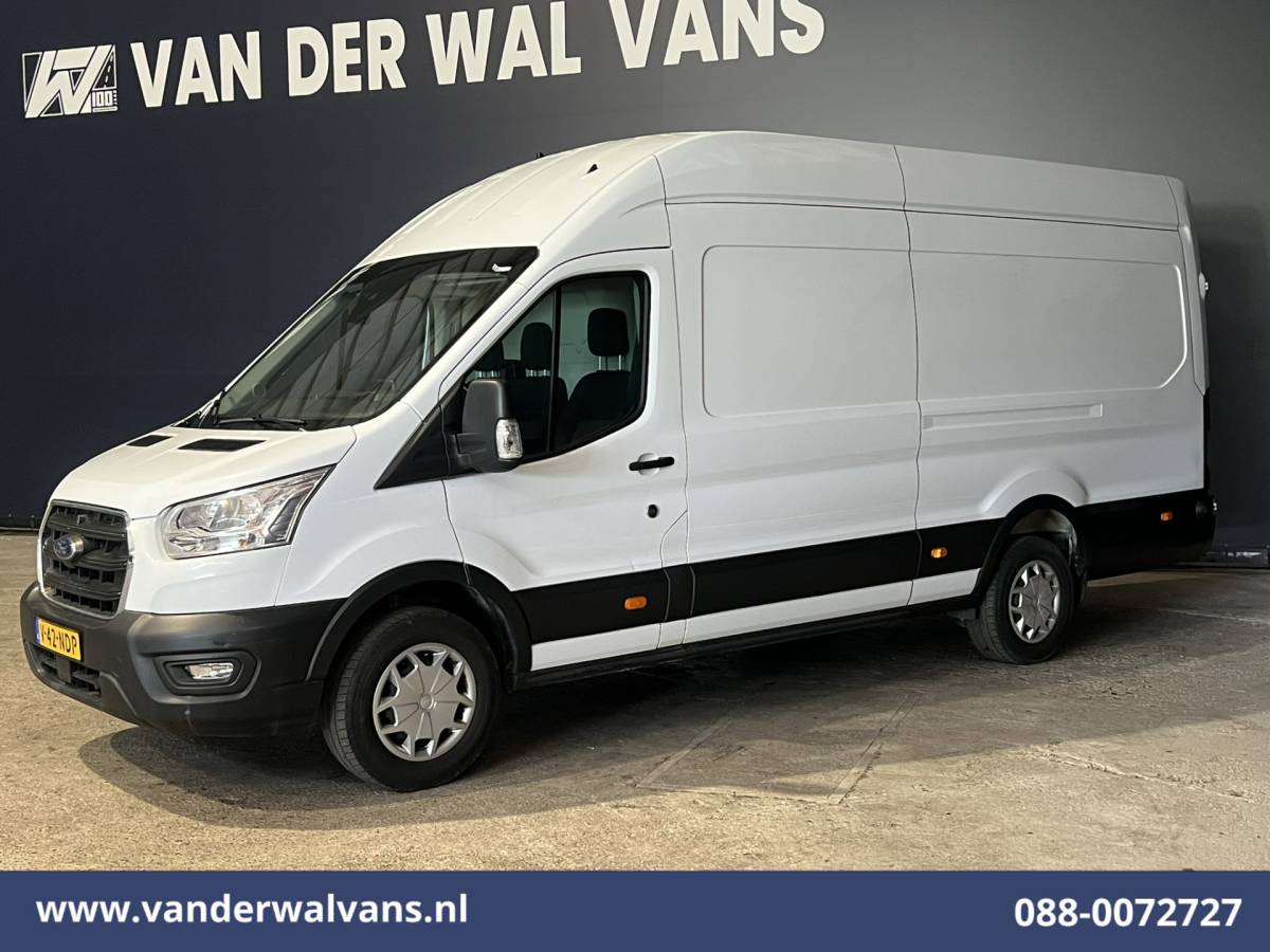 Ford Transit Ford Transit 2.0TDCI 131pk L4H3 Jumbo Euro6 Airco | Camera | Navigatie | Apple Carplay | Android Auto | Cruisecontrol LED, Verwarmde voorruit, Stoelverwarming, Parkeersensoren, Bijrijdersbank