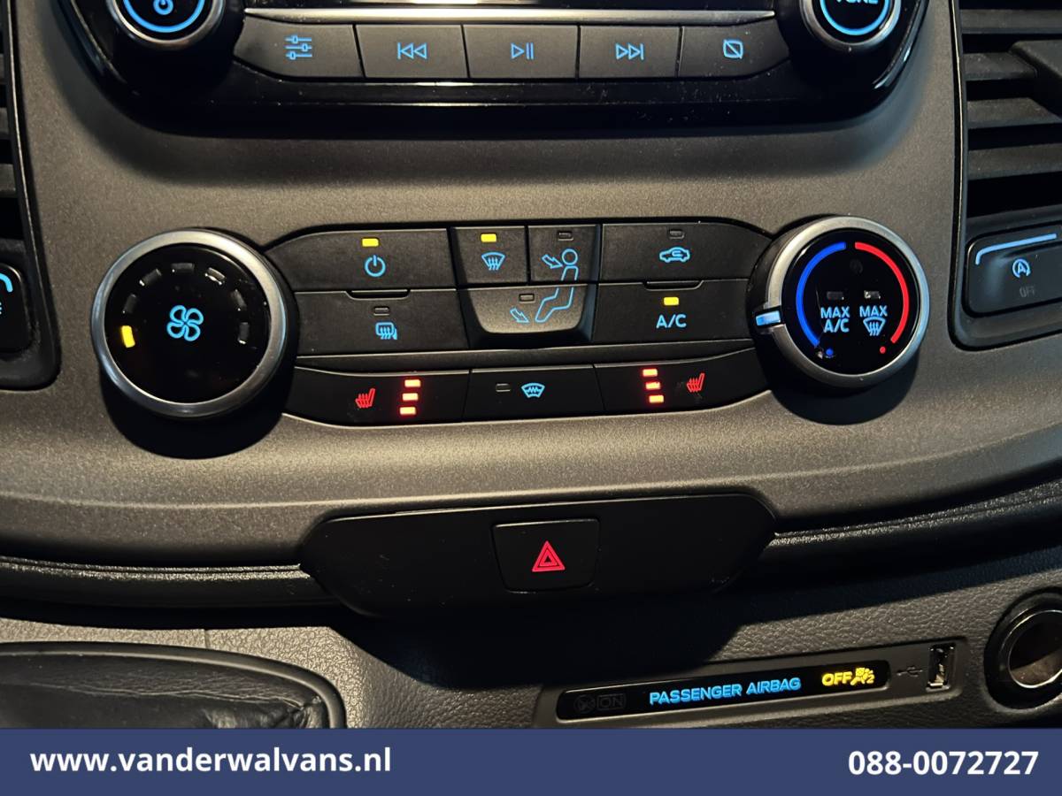 Ford Transit Ford Transit 2.0TDCI 131pk L4H3 Jumbo Euro6 Airco | Camera | Navigatie | Apple Carplay | Android Auto | Cruisecontrol LED, Verwarmde voorruit, Stoelverwarming, Parkeersensoren, Bijrijdersbank