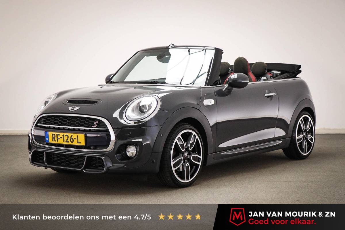 MINI Cooper S Cabrio Mini Mini Cabrio 2.0 Cooper S JCW – PAKKET | CONNECTED | NAVIGATIE | WINDSCHERM | 18″