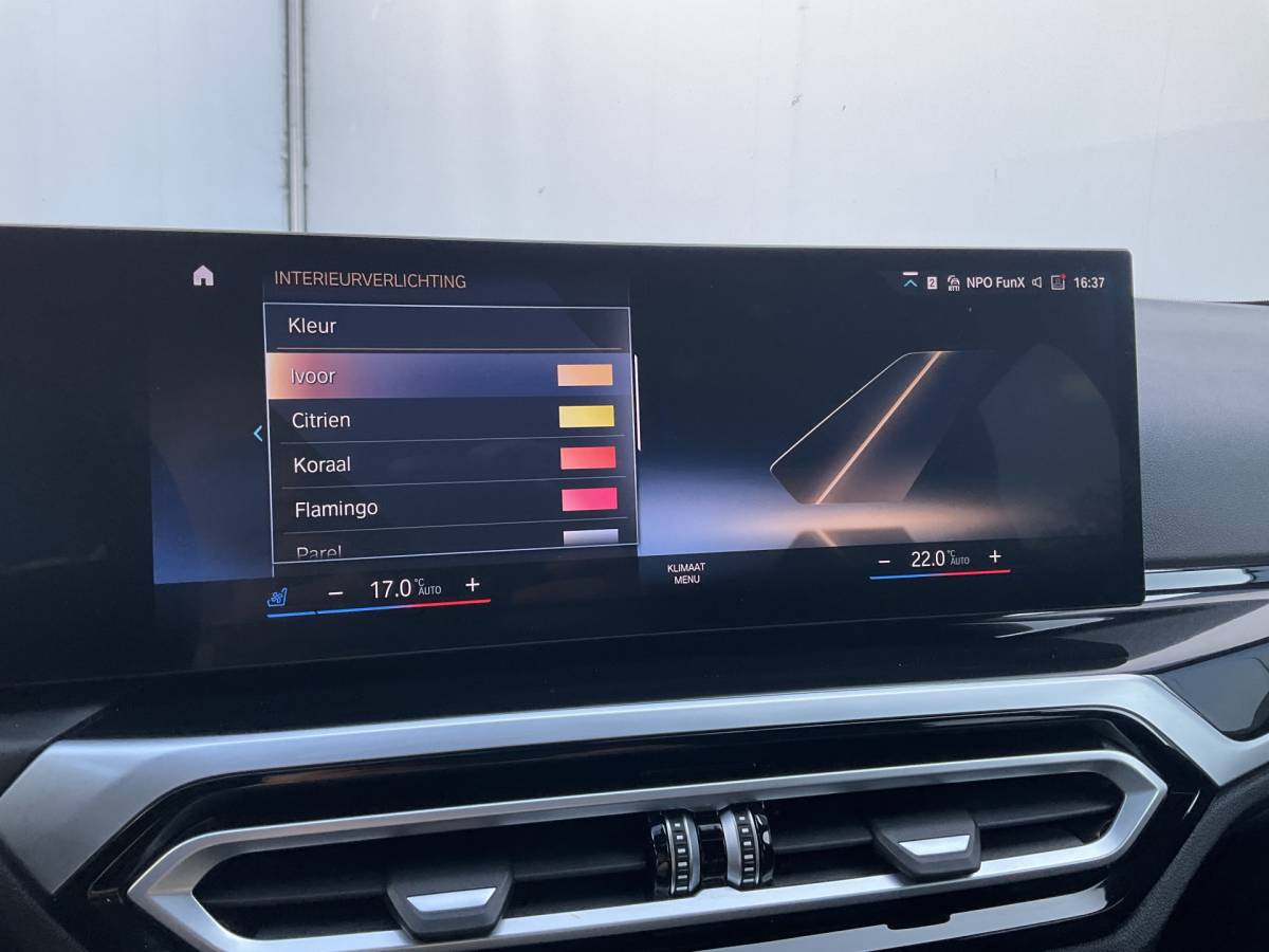 BMW i4 BMW i4 M50 M-Sport 84kWh 544PK Pano Laser HUD Harman/Kardon Elek.Trekhaak Leer BOMVOL!