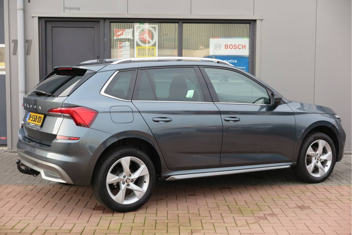 Škoda Kamiq ŠKODA Kamiq 1.0 TSI 110pk Style PDC ,LMV,Trekhaak,Stoelverwarming,Cruisecontrol,Achteruitrijcamera, Carplay, Stuurwiel multifunctioneel, Navigatie(via carplay) etc.