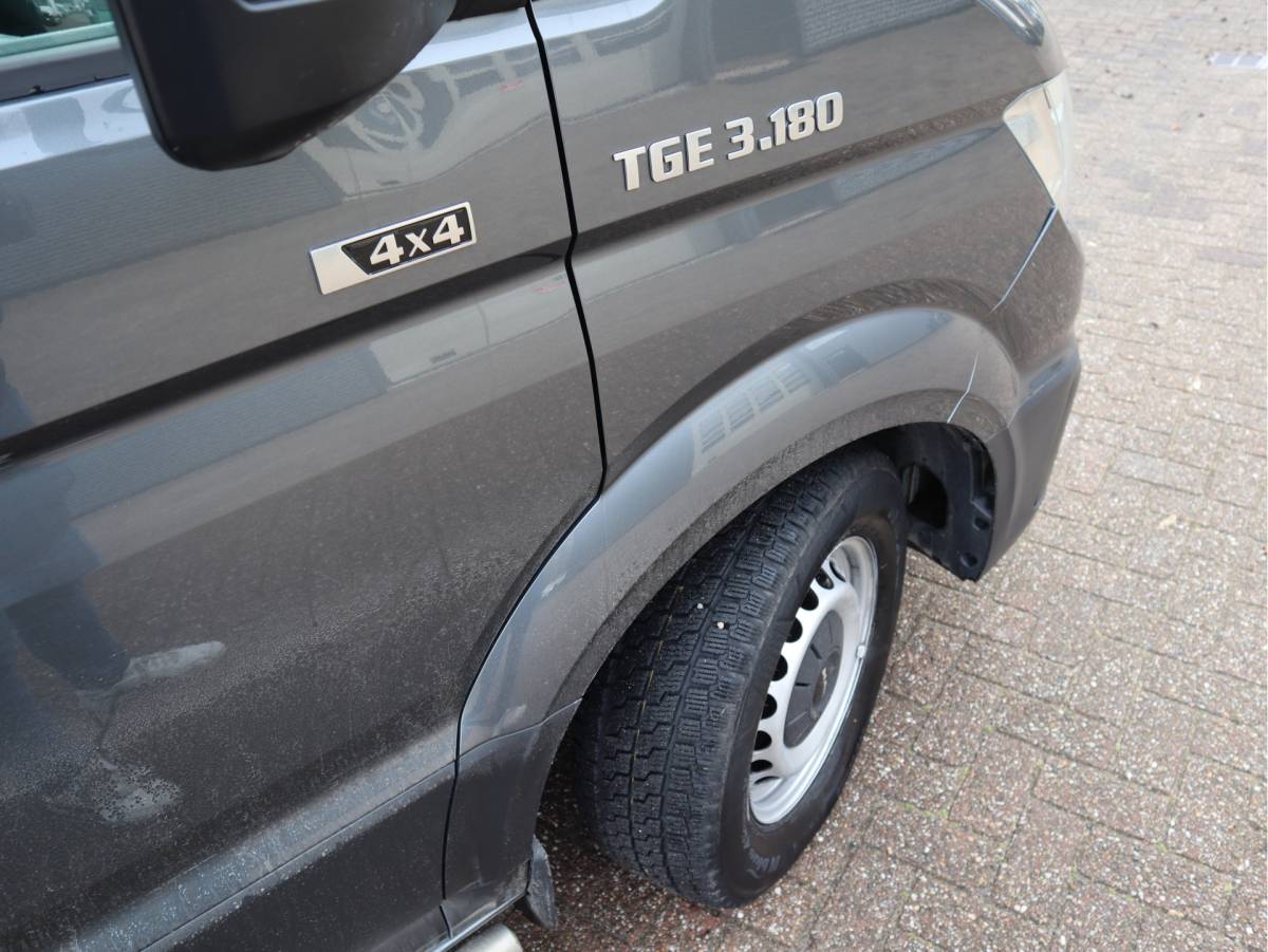 MAN TGE Man TGE 35 2.0 177pk Euro 6 Automaat – 4Motion 4×4 – L3H3 – Trekhaak  3,5t KG