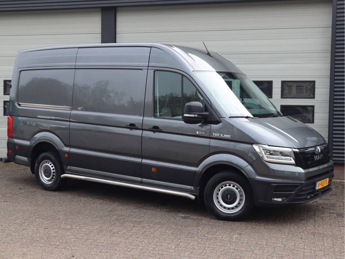 MAN TGE Man TGE 35 2.0 177pk Euro 6 Automaat – 4Motion 4×4 – L3H3 – Trekhaak  3,5t KG