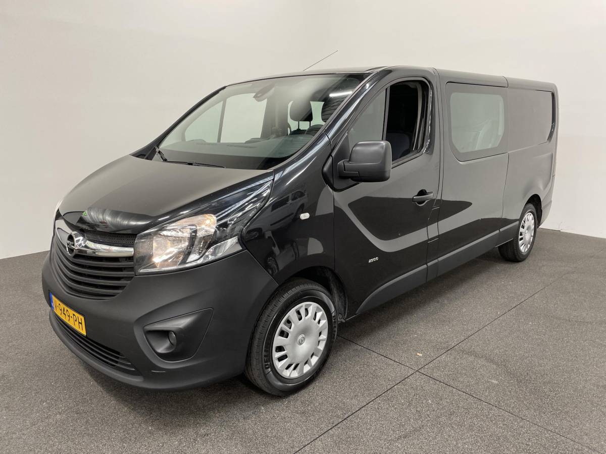 Opel Vivaro Opel Vivaro 1.6 CDTI L2H1 Dubbele Cabine Edition Dubbele Cabine Navi Airco Bluetooth Schuifdeur 6-Zits APK t/m 11-2026