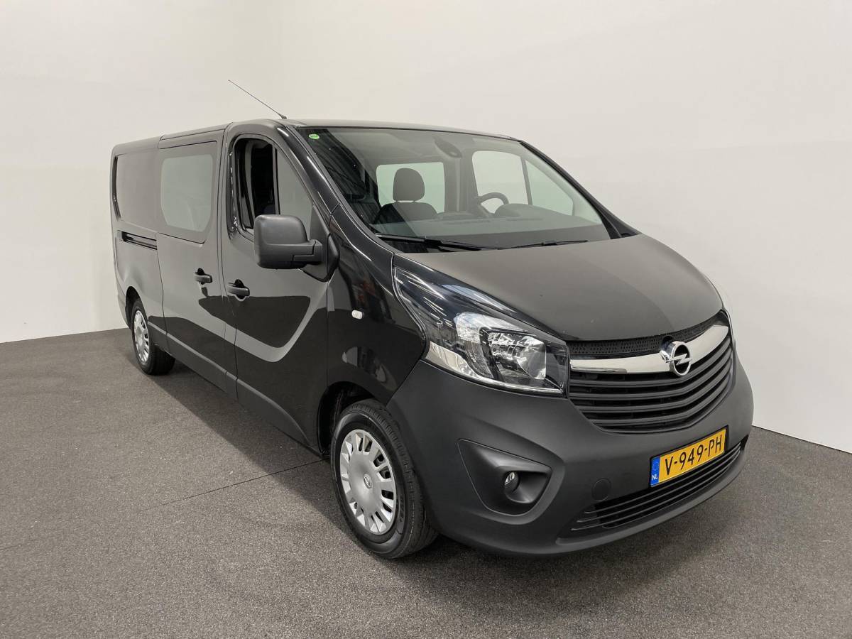 Opel Vivaro Opel Vivaro 1.6 CDTI L2H1 Dubbele Cabine Edition Dubbele Cabine Navi Airco Bluetooth Schuifdeur 6-Zits APK t/m 11-2026