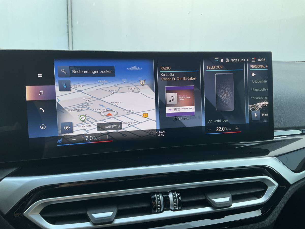 BMW i4 BMW i4 M50 M-Sport 84kWh 544PK Pano Laser HUD Harman/Kardon Elek.Trekhaak Leer BOMVOL!