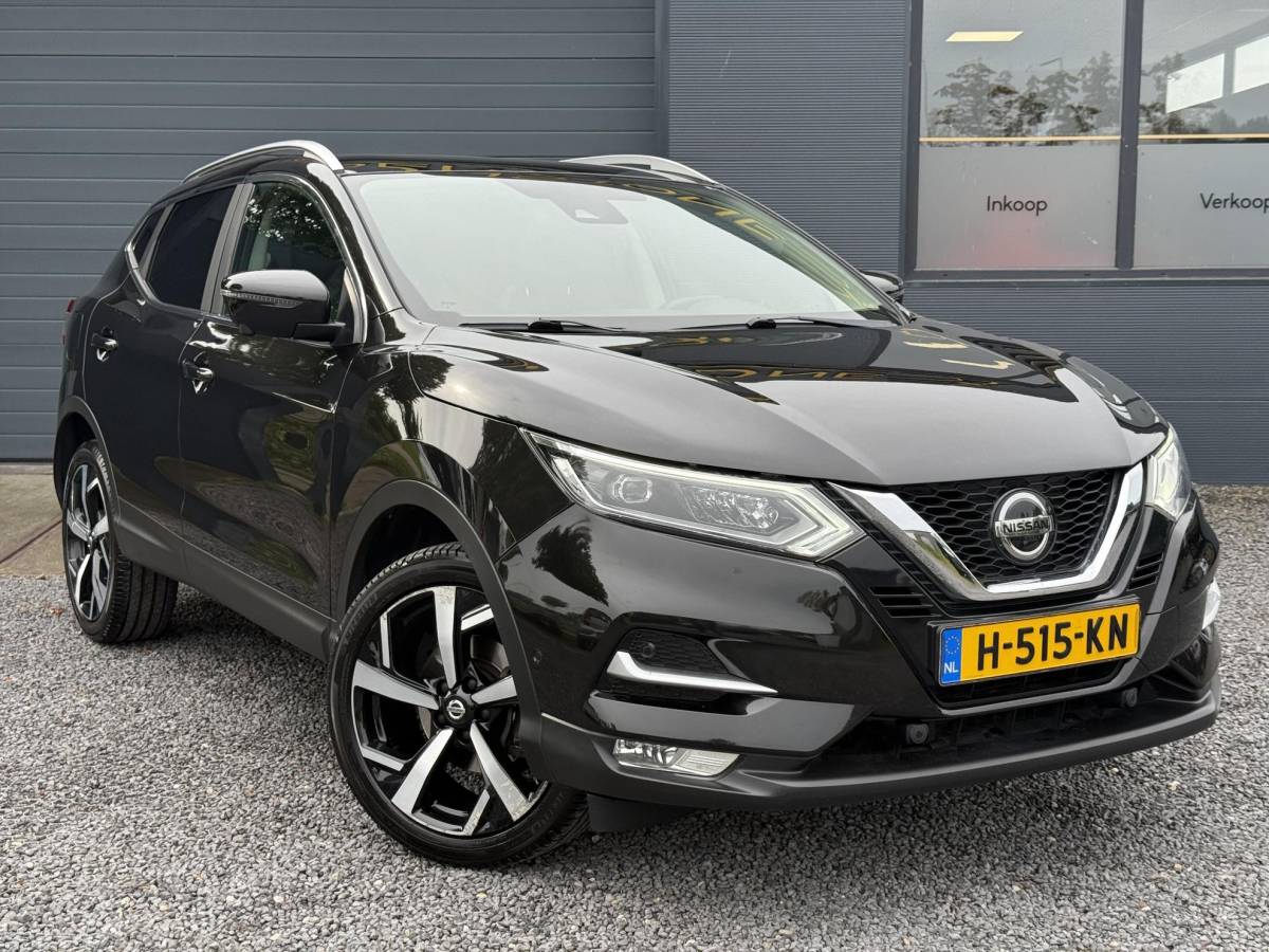 Nissan QASHQAI Nissan Qashqai 1.3 DIG-T Tekna + 2e Eigenaar,Pano,Navi,Camera,Trekhaak,Stoelverwarming,Clima,Cruise,Pdc V+A,Keyless,Halfleder,Dealer Onderhouden,Apk tot 03-2028