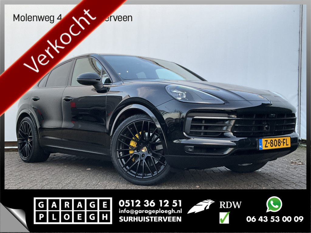 Porsche Cayenne Porsche Cayenne Coupé 3.0 E-Hybrid PHEV 360° Pano SportChrono Luchtvering Bose Carplay Leer Memory UITSTRALING!