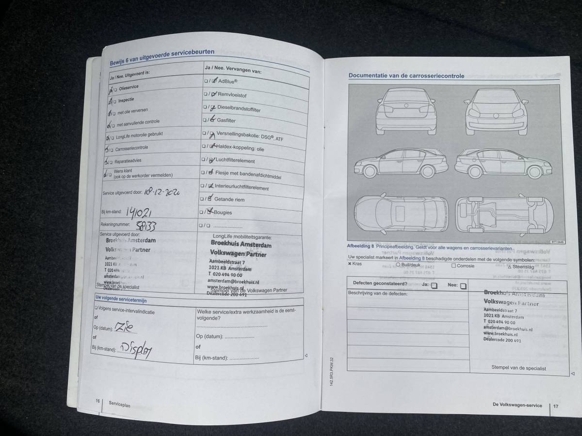 Volkswagen Golf Volkswagen Golf Variant 1.4 TSI Highline Panorama/ dls. Leder/ Trekhaak/ Cruisecontrol/ NAP