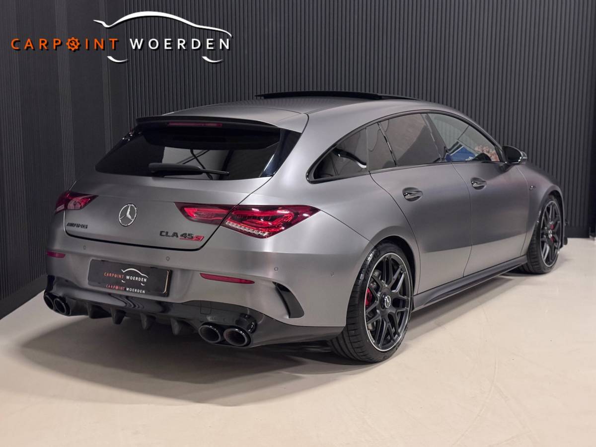 Mercedes-Benz CLA Mercedes-Benz CLA-klasse Shooting Brake AMG 45 S 4MATIC+ PANO | SCHAALSTOELEN | BURMESTER | HUD