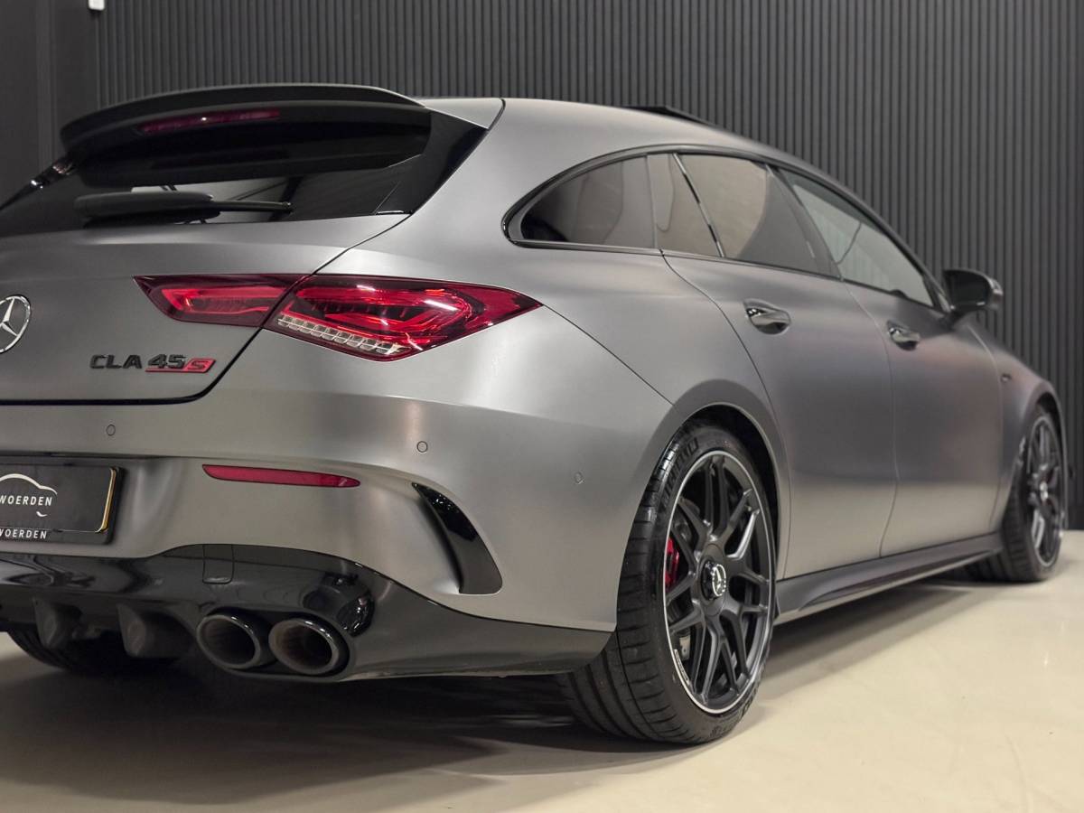 Mercedes-Benz CLA Mercedes-Benz CLA-klasse Shooting Brake AMG 45 S 4MATIC+ PANO | SCHAALSTOELEN | BURMESTER | HUD