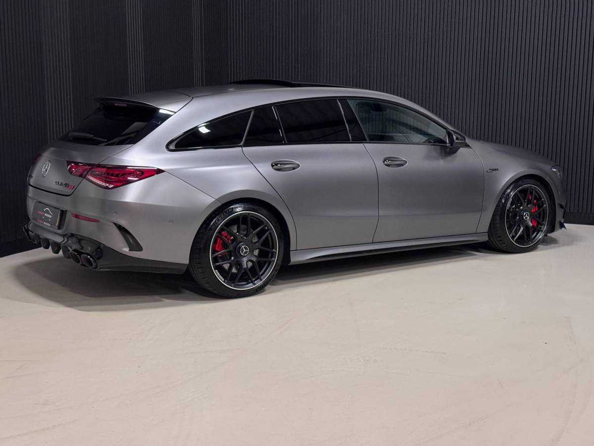 Mercedes-Benz CLA Mercedes-Benz CLA-klasse Shooting Brake AMG 45 S 4MATIC+ PANO | SCHAALSTOELEN | BURMESTER | HUD