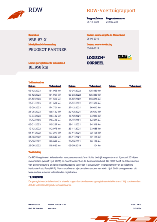 Peugeot Partner Peugeot Partner 1.6 BlueHDI Premium 75PK | Airco | Achterklep | Cruise Control | Elektrische Ramen