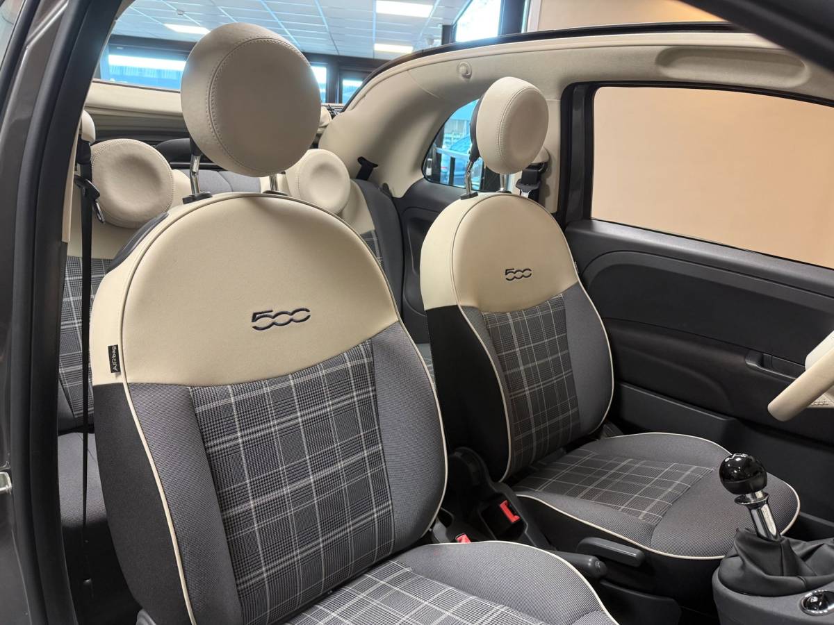 Fiat 500C Fiat 500 C 0.9 TwinAir Turbo Lounge *Top onderhouden!* Cruise|Navi|DAB|PDC|NAP