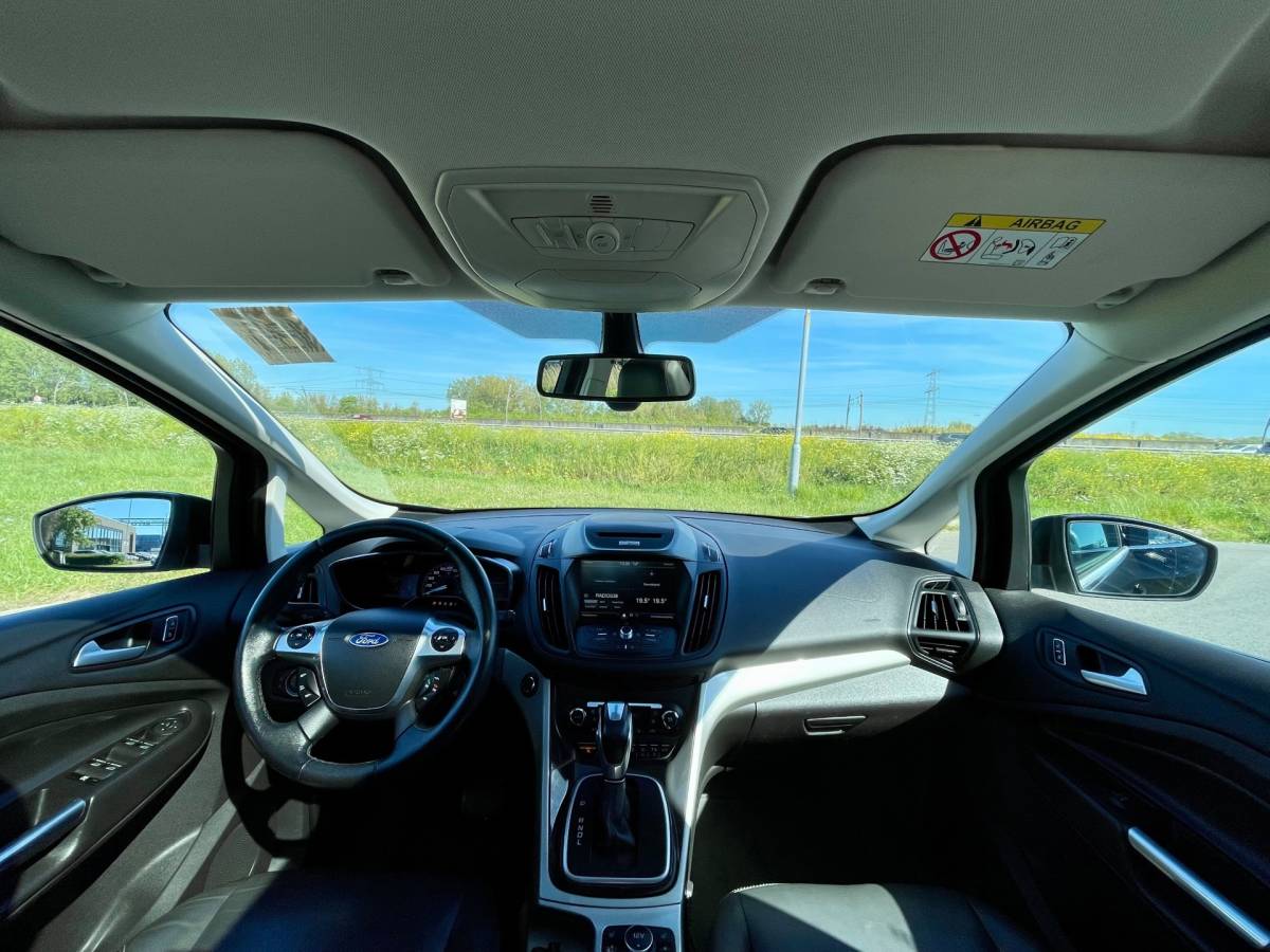 Ford C-MAX Ford C-Max 2.0 Plug-in Hybrid Titanium Plus, Aut, Pano, Cam, Leder, Cruise, Stoelverw, 2e eig afk, Geen import, Nap, Volledig oh!