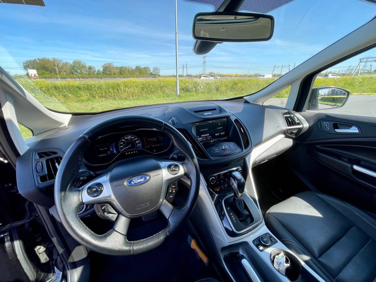 Ford C-MAX Ford C-Max 2.0 Plug-in Hybrid Titanium Plus, Aut, Pano, Cam, Leder, Cruise, Stoelverw, 2e eig afk, Geen import, Nap, Volledig oh!