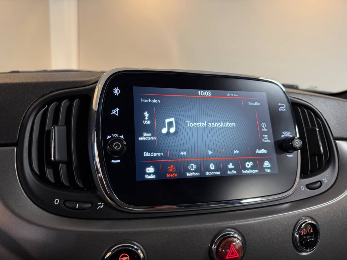 Fiat 500C Fiat 500C 1.2 S *Sport Cabrio* Distr.riem VV|Carplay|Verlaagd|500s|Cruise