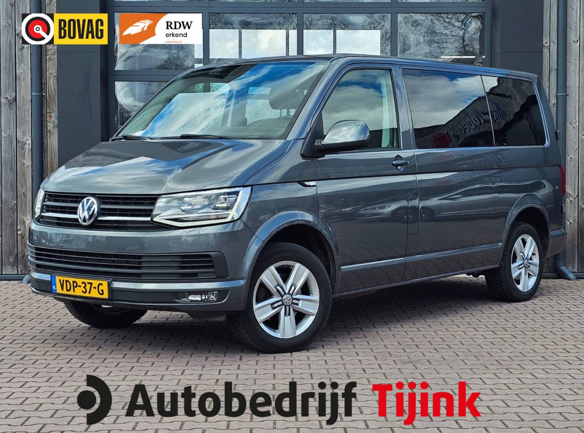 Volkswagen Transporter Volkswagen Transporter 2.0 TDI 150PK DSG Dubbele cabine L1H1 Highline | LED | Trekhaak | Cruise | LMV | Camera | PDC |