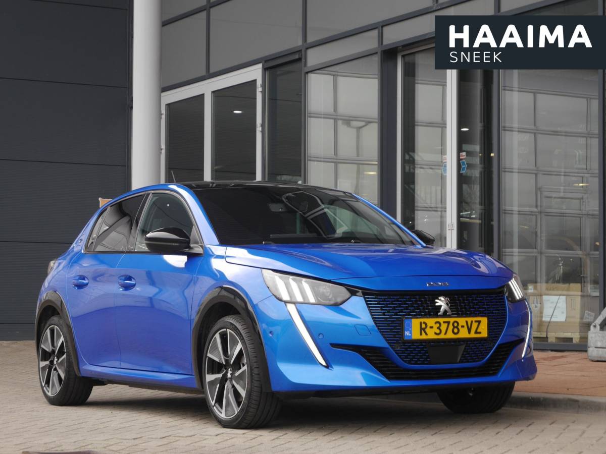 Peugeot e-208 Peugeot e-208 EV GT Pack 50 kWh | Achteruitrijcamera | Dodehoek detectie | Keyless entry en start | Adaptieve cruise control | Parkeersensoren voor en achter | Regensensor