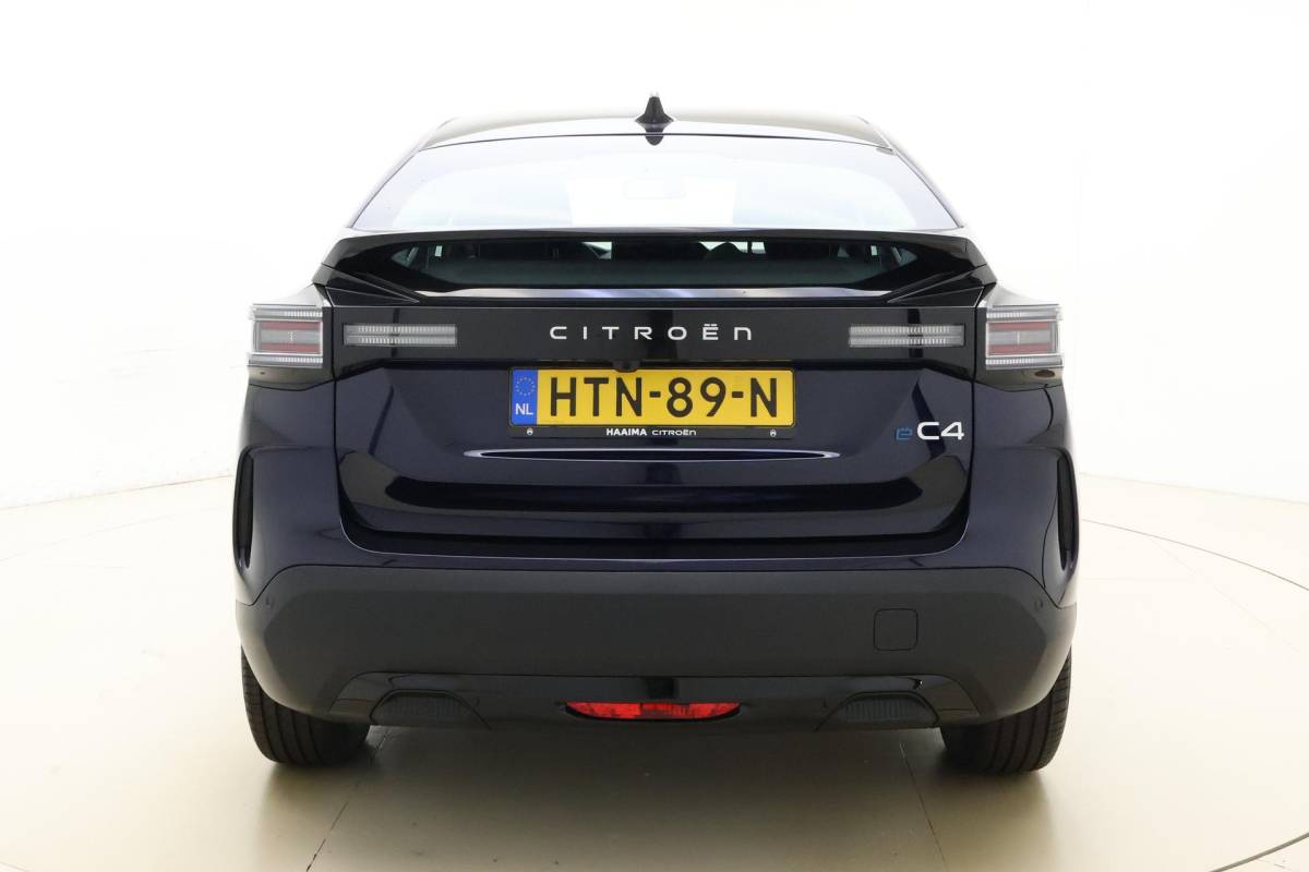 Citroën ë-C4 Citroen Ë-C4 Business 156pk Extended range 54 kWh | Navigatie | Keyless Entry | Climate control | Lichtmetalen velgen | Stoel & Voorruitverwarming | Camera Achter |