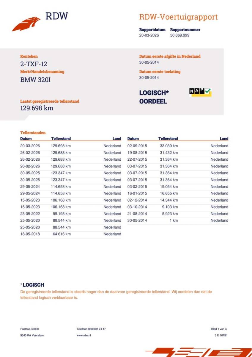 BMW 3 Serie BMW 3-serie 320i M-Pakket Performance Head up Leer