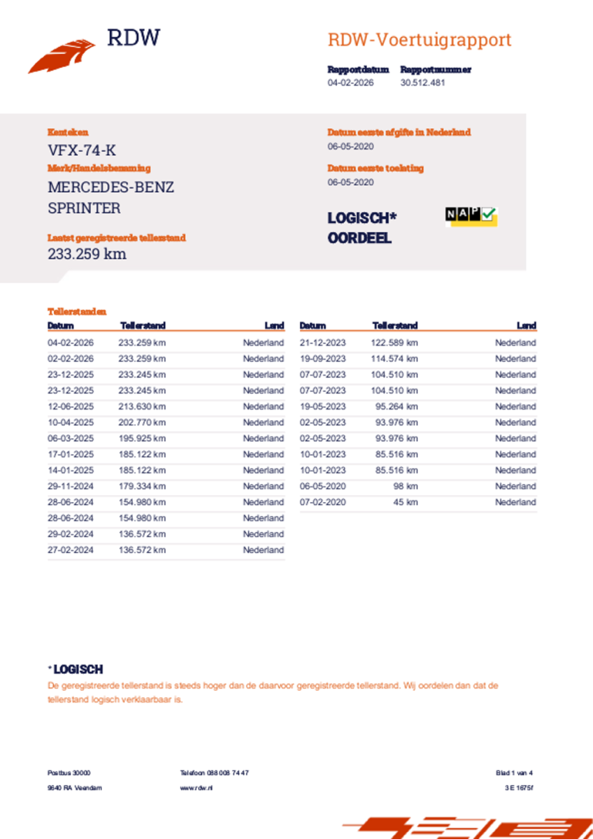 Mercedes-Benz Sprinter Mercedes-Benz Sprinter 311 CDI Automaat /Dubbele Cabine /5-Persoons