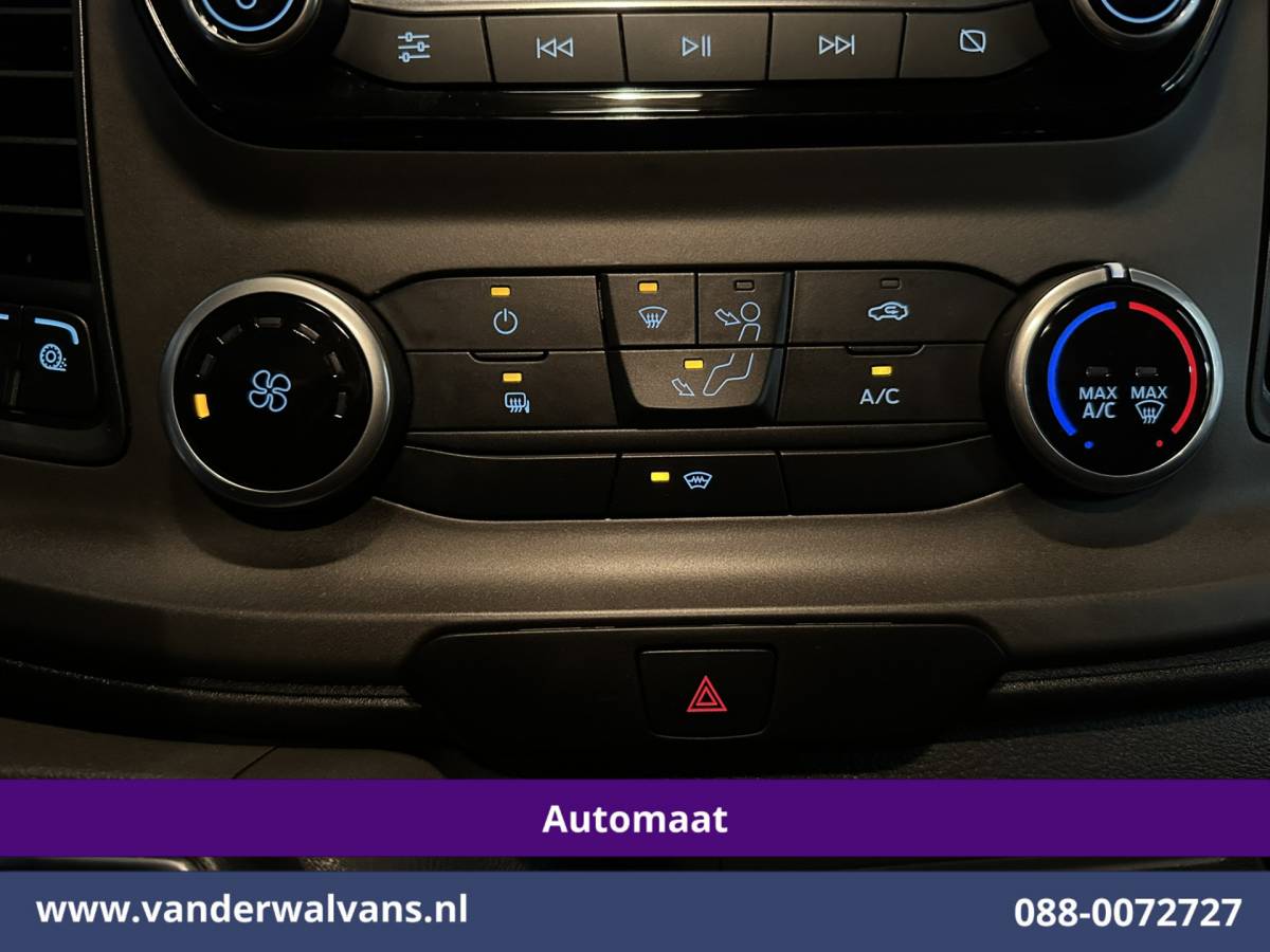 Ford Transit Custom Ford Transit Custom 2.0 TDCI 131pk Automaat L2H1 Inrichting Euro6 Airco | 2x zijdeur | Camera | Navigatie | LED | Android Auto | Cruisecontrol Verwarmde voorruit, Parkeersensoren, Bijrijdersbank