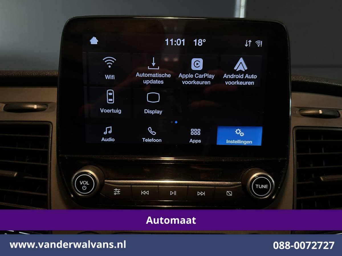 Ford Transit Custom Ford Transit Custom 2.0 TDCI 131pk Automaat L2H1 Euro6 Airco | Camera | Apple Carplay | Cruisecontrol | LED | Trekhaak Android Auto, Parkeersensoren, Bijrijdersbank