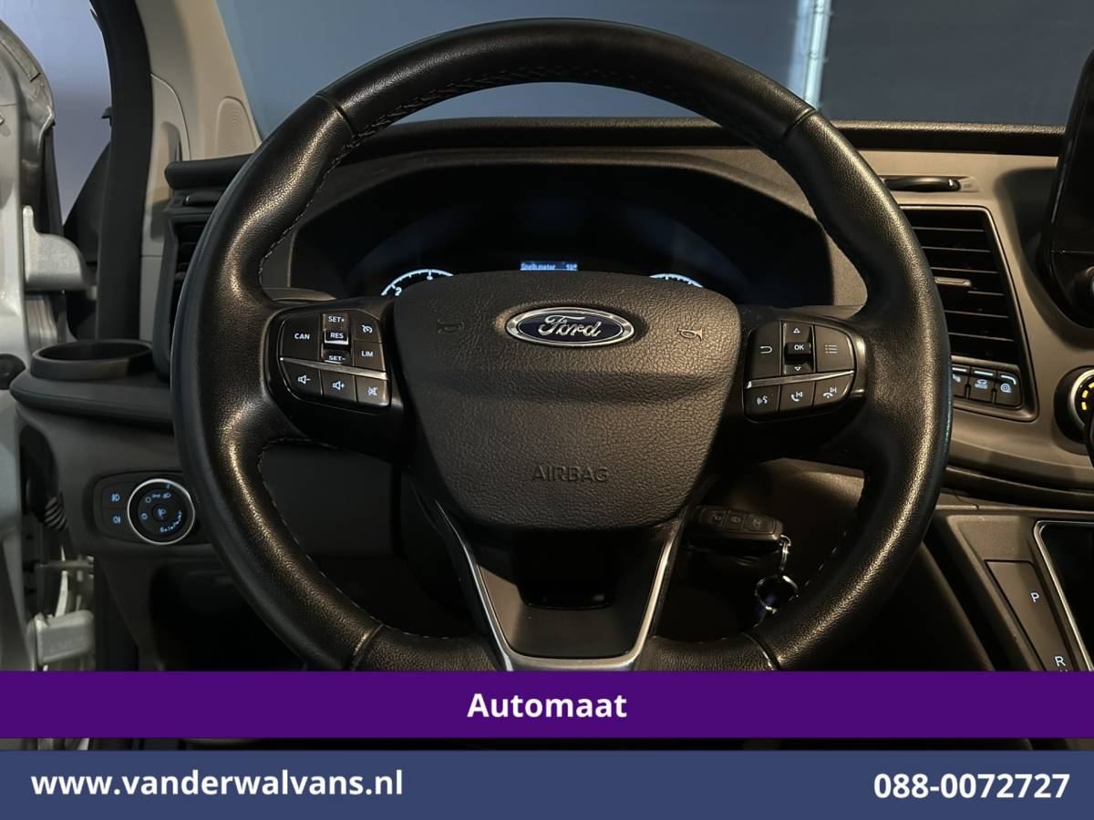Ford Transit Custom Ford Transit Custom 2.0 TDCI 131pk Automaat L2H1 Euro6 Airco | Camera | Apple Carplay | Cruisecontrol | LED | Trekhaak Android Auto, Parkeersensoren, Bijrijdersbank
