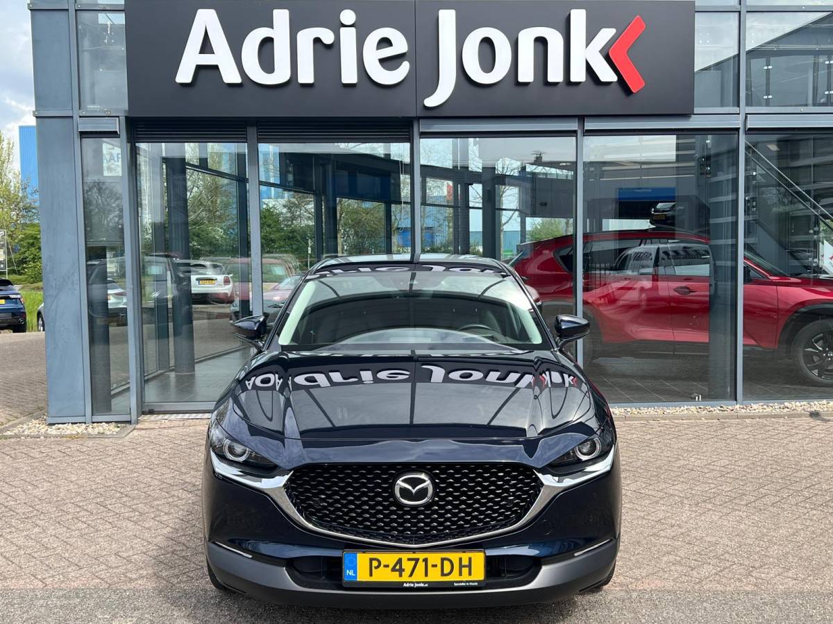 Mazda CX-30 Mazda CX-30 2.0 e-SkyActiv-X M Hybrid Luxury | TREKHAAK | 1E EIG | NED AUTO | LEER | APPLE + ANDROID AUTO | STOEL + STUURVERWARMING | 18INCH |