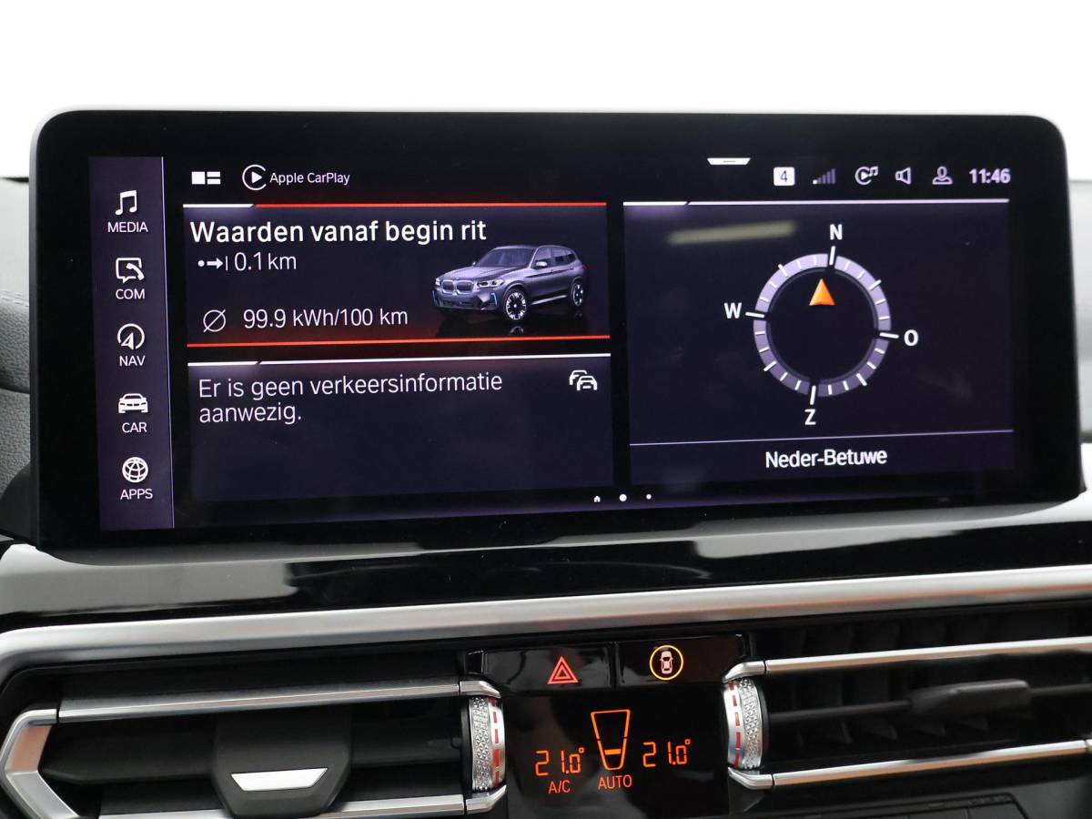 BMW iX3 BMW iX3 80 kWh FACELIFT M-SPORT + ELEKTR. TREKHAAK SPORTSTOELEN LEDER | PANORAMA | ADAPTIVE CRUISE | MEMORY