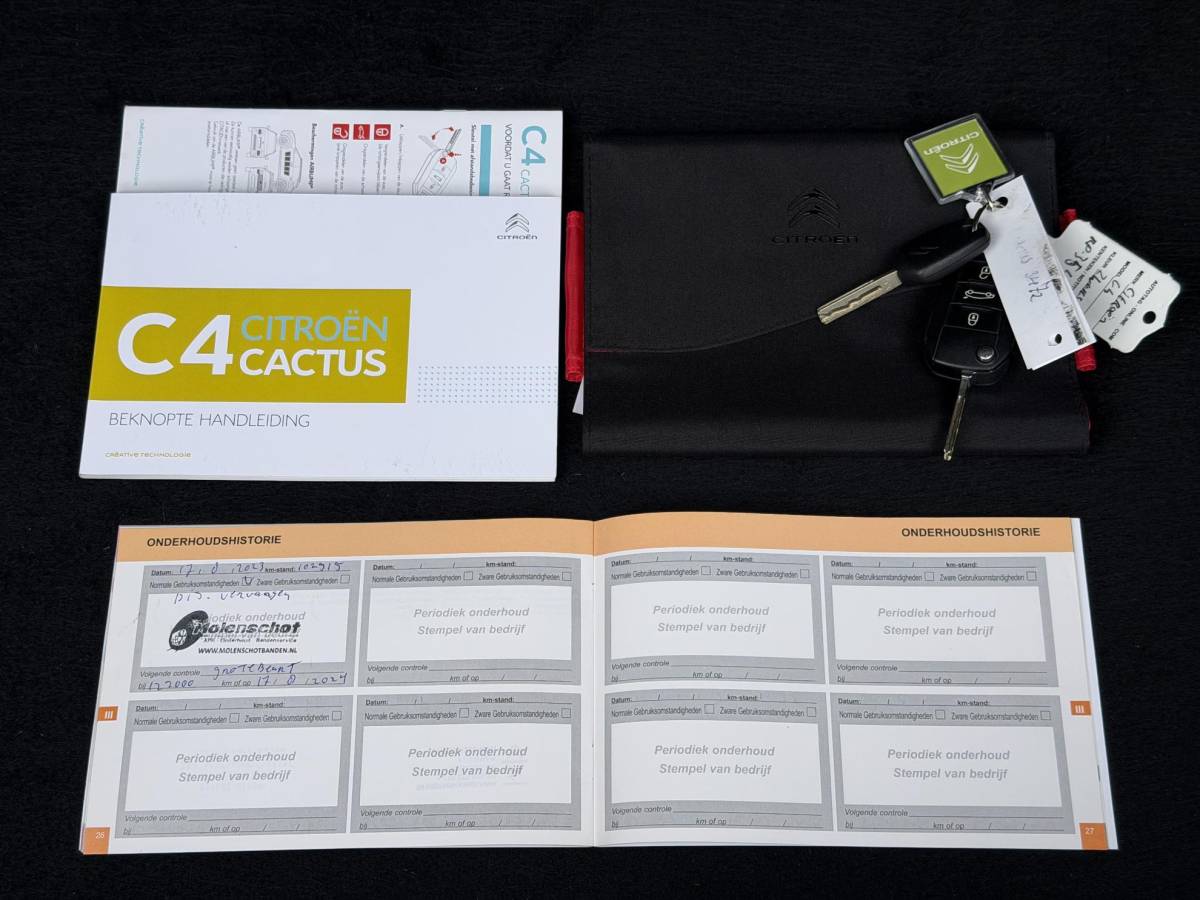 Citroën C4 Cactus Citroen C4 Cactus 1.2 PureTech One-Tone Navi,Camera,D-riem vervangen in 2023,Clima,Cruise,Lm velgen,Pdc,N.A.P,Apk tot 03-2027