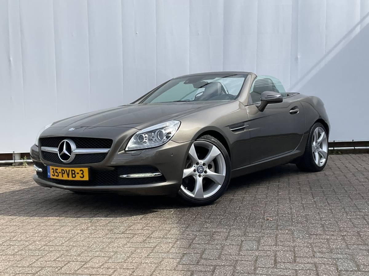 Mercedes-Benz SLK Mercedes-Benz SLK-klasse 200 Aut7 Leer Pano Airscarf Xenon Orig.NL+NAP