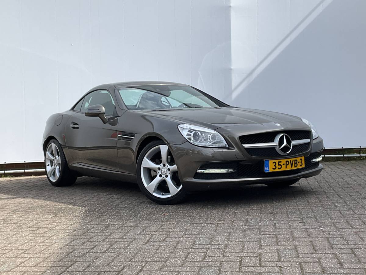 Mercedes-Benz SLK Mercedes-Benz SLK-klasse 200 Aut7 Leer Pano Airscarf Xenon Orig.NL+NAP