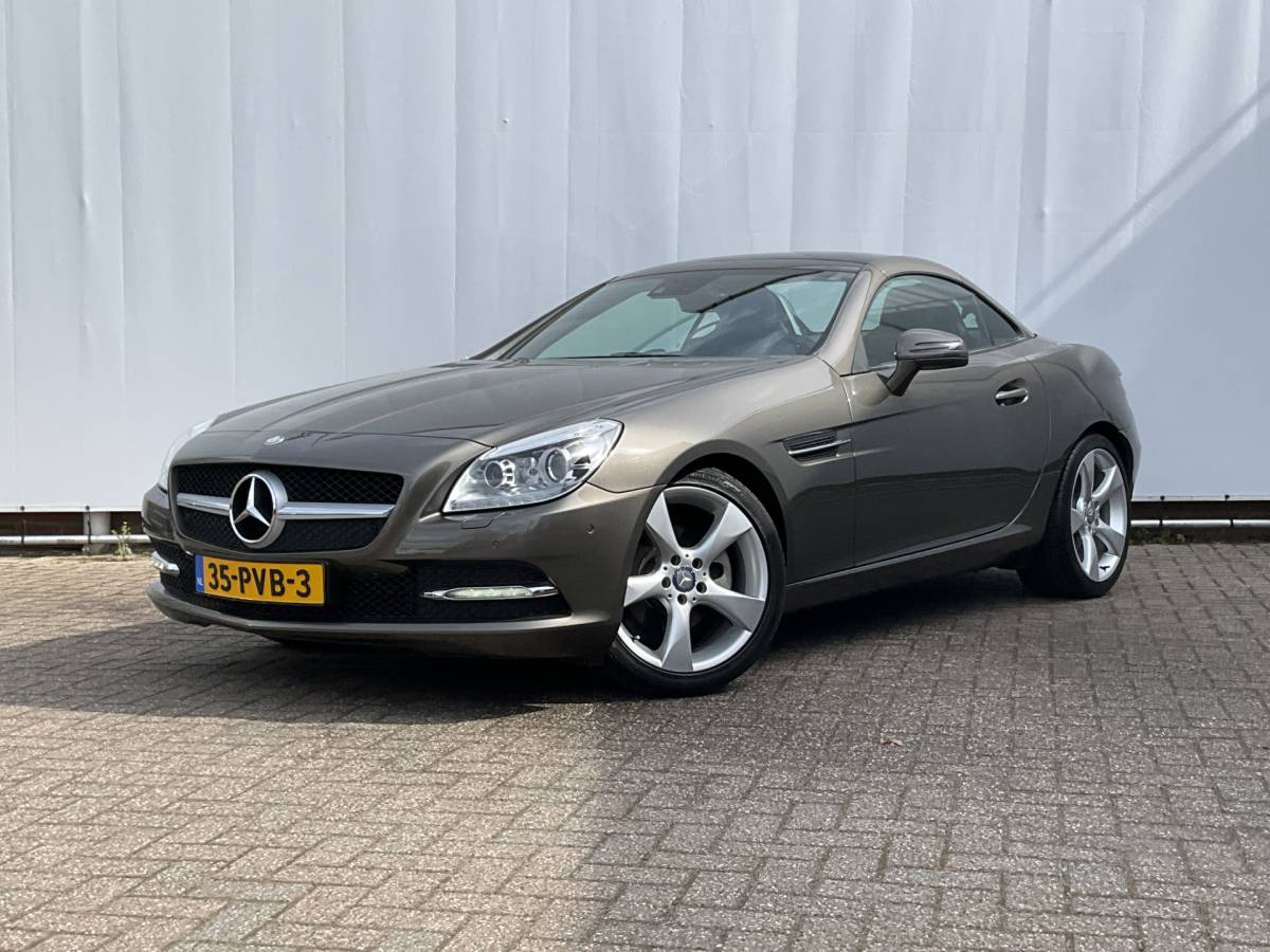 Mercedes-Benz SLK Mercedes-Benz SLK-klasse 200 Aut7 Leer Pano Airscarf Xenon Orig.NL+NAP