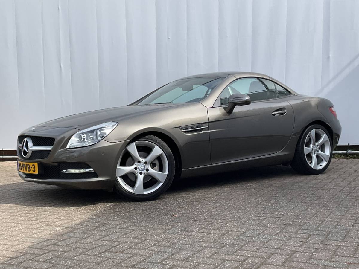 Mercedes-Benz SLK Mercedes-Benz SLK-klasse 200 Aut7 Leer Pano Airscarf Xenon Orig.NL+NAP