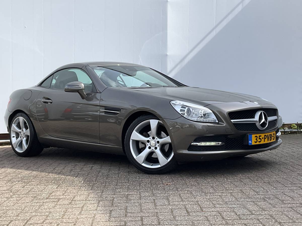 Mercedes-Benz SLK Mercedes-Benz SLK-klasse 200 Aut7 Leer Pano Airscarf Xenon Orig.NL+NAP